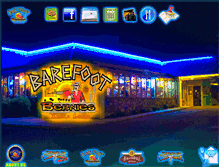 Tablet Screenshot of barefootberniesmd.com